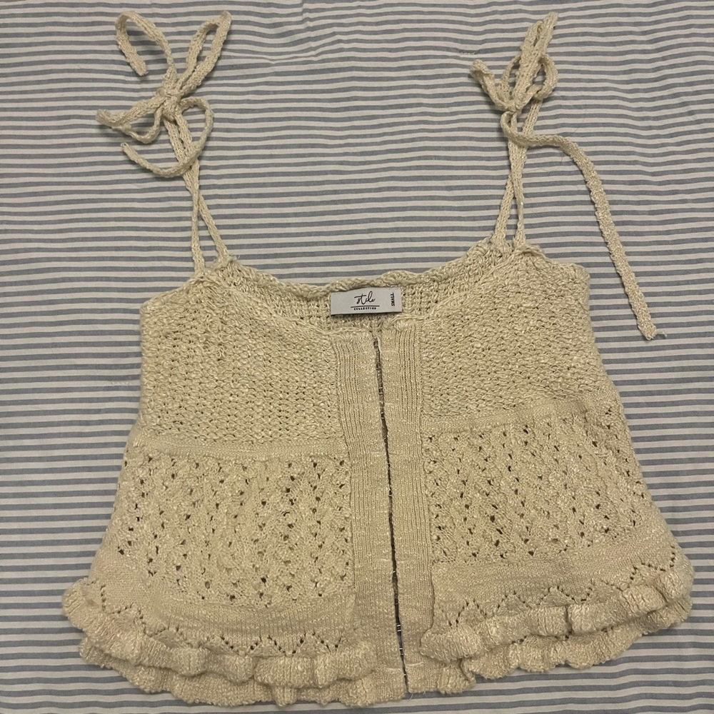 stile knit corset top